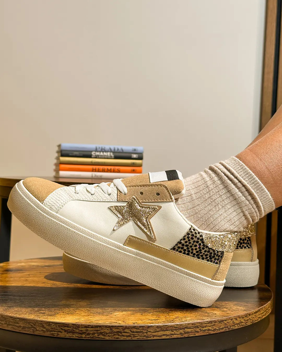 Stars - Sneakers Basse Gold