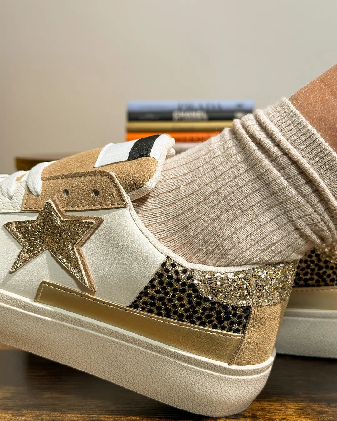 Stars - Sneakers Basse Gold