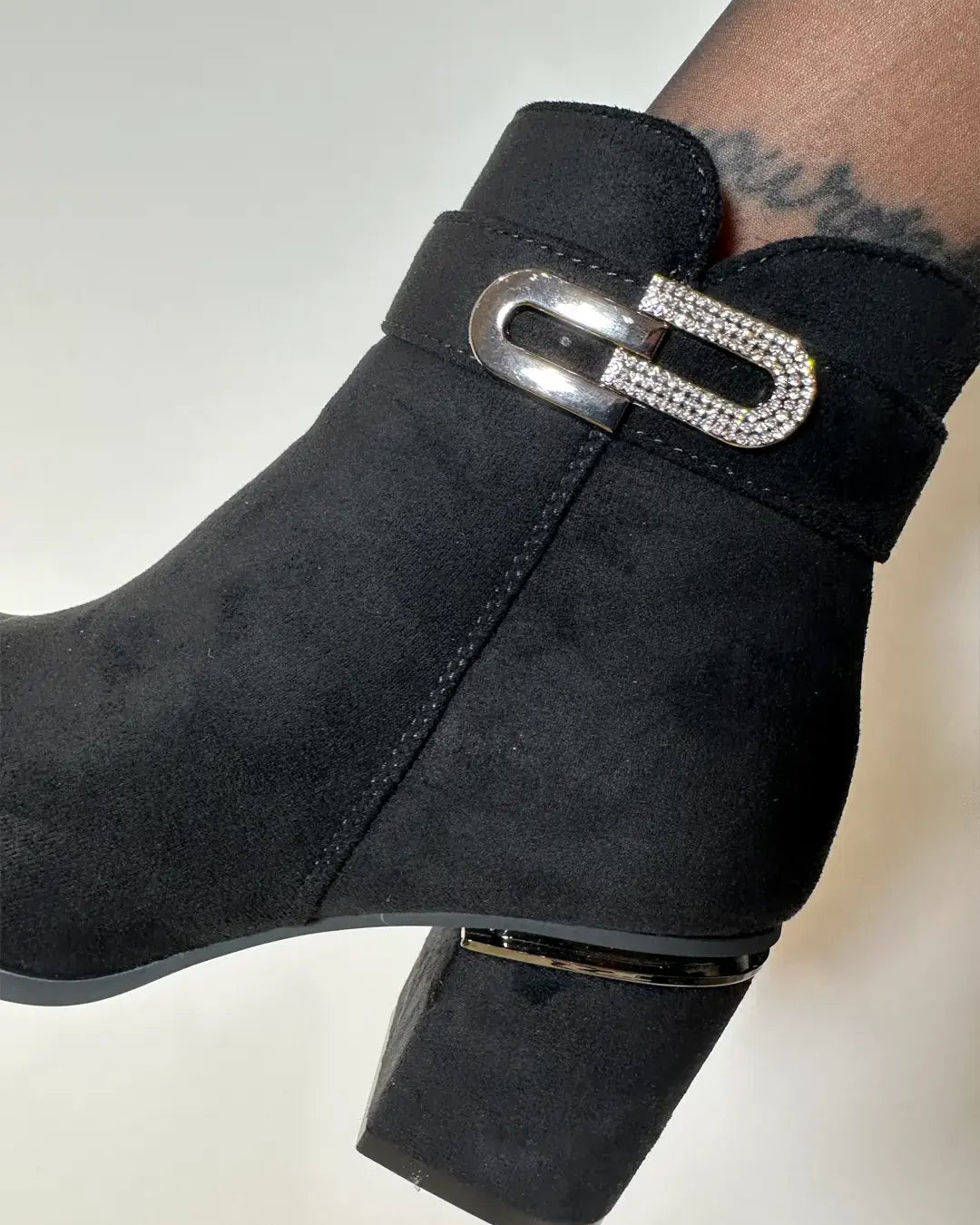 Austin - Stivaletto In Camoscio Nero