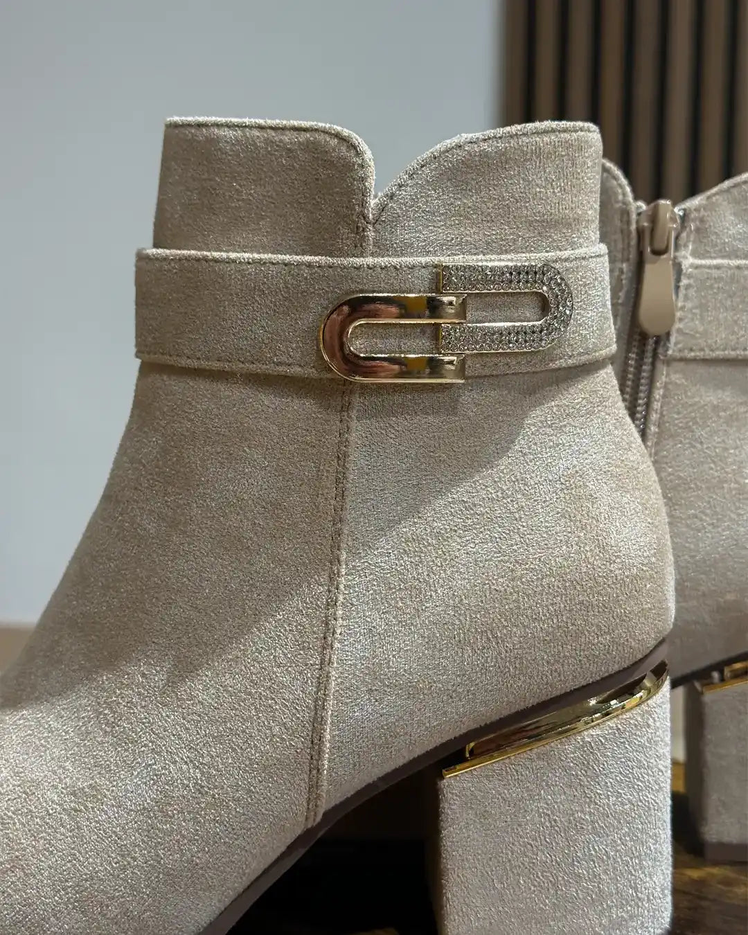 Austin - Stivaletto In Camoscio Beige
