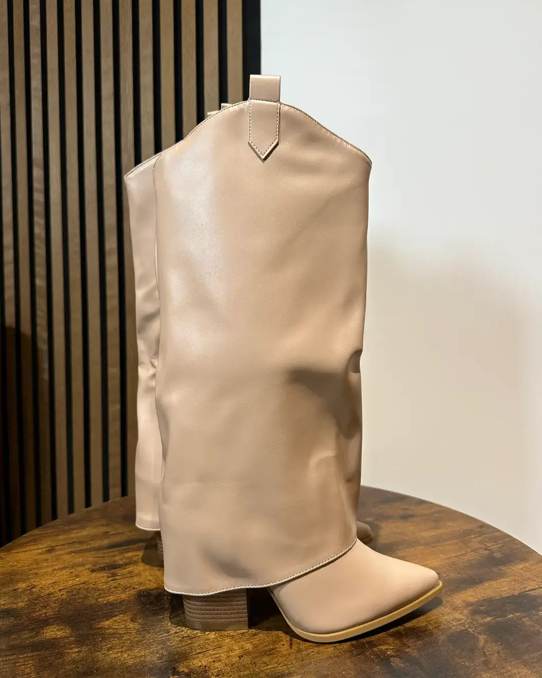 San Diego - Stivale Tubolare Beige