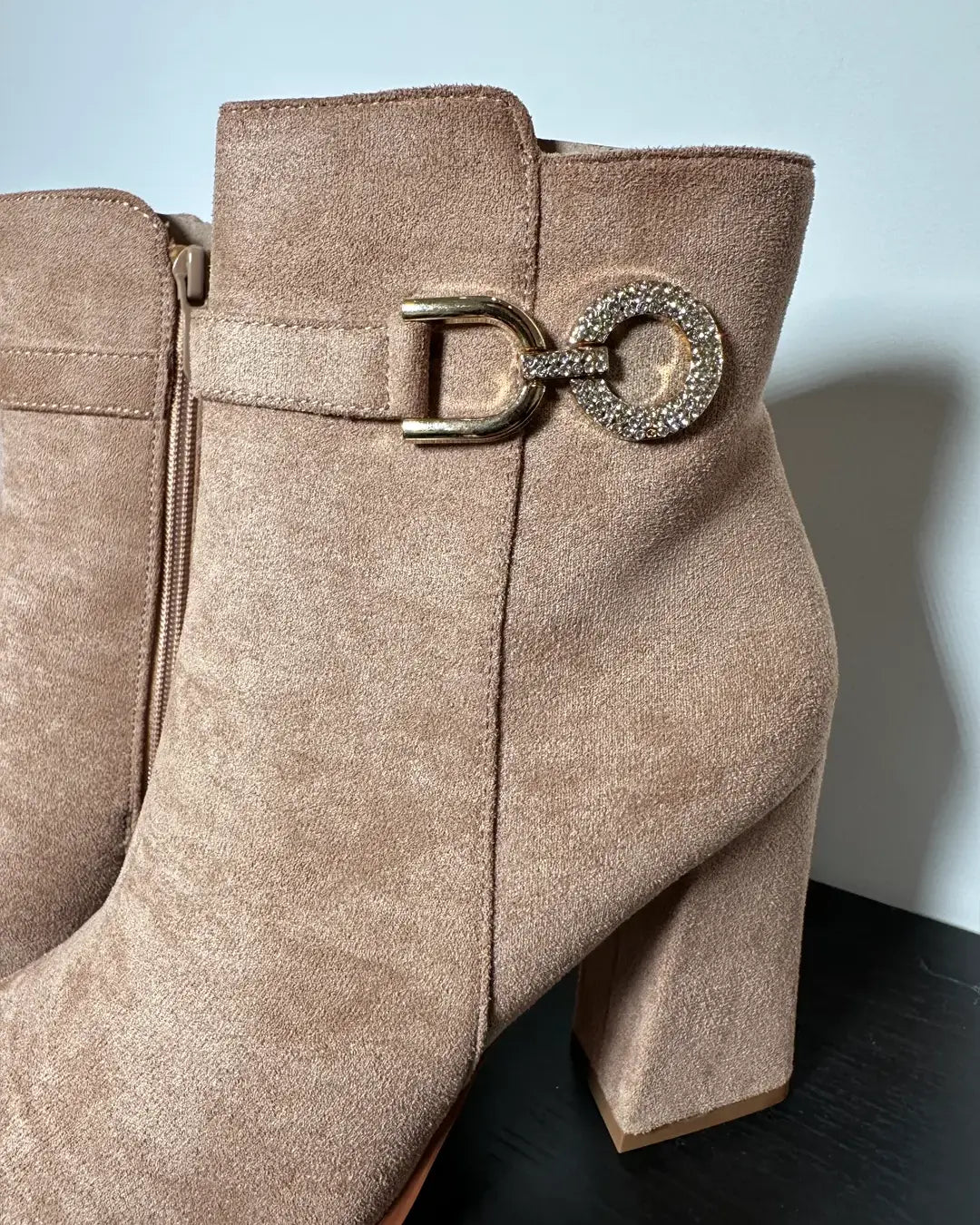 Zante - Stivaletti Tacco a Blocco Beige